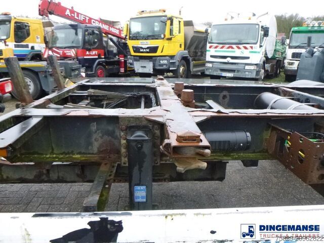 Μεταφορά εμπορευματοκιβωτίων DAF CF 460 6X2 Euro 6 container chassis 20 ft + Kro...
