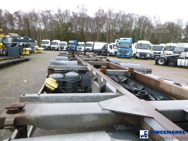Μεταφορά εμπορευματοκιβωτίων DAF CF 460 6X2 Euro 6 container chassis 20 ft + Kro...