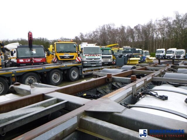 Μεταφορά εμπορευματοκιβωτίων DAF CF 460 6X2 Euro 6 container chassis 20 ft + Kro...