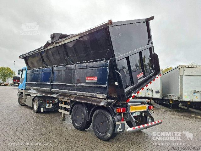 Semi-reboque basculante Kempf Kipper Stahlrundmulde 36m³
