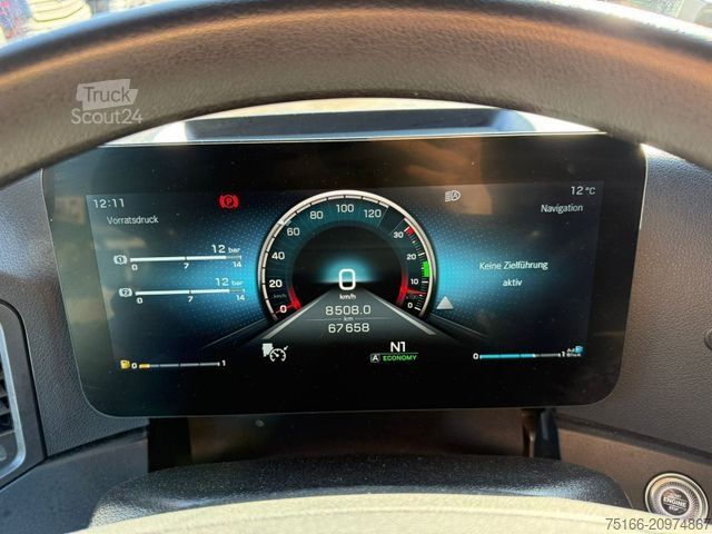 Camião de caixa fechada MERCEDES-BENZ ACTROS 1830 L Koffer 7 m LBW 2 T*LASI VDI*66 tkm