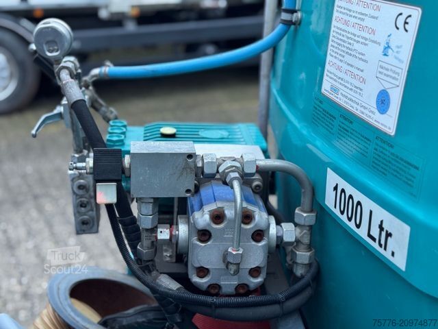 Camión cisterna de vacío HAKO CityMaster 1600 Unkraut Heißwasser Dampf  REINEX