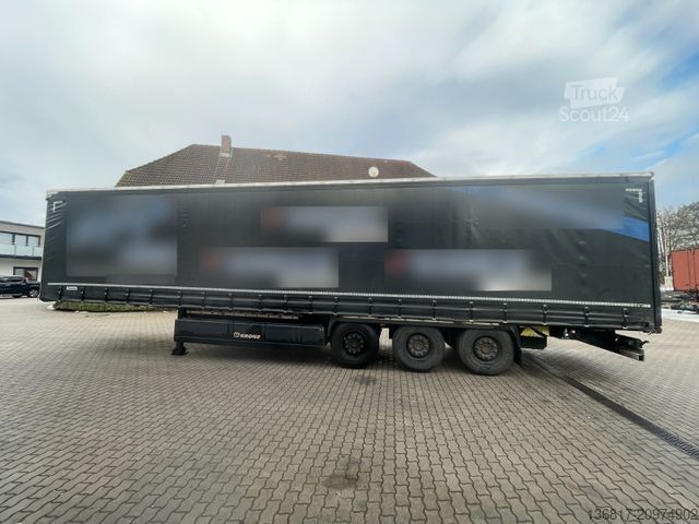 Auflieger mit Pritsche & Plane KRONE Krone SD Plane Mega Edscha Liftachse RSAB