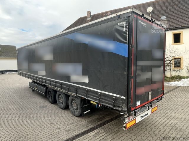 Auflieger mit Pritsche & Plane KRONE Krone SD Plane Mega Edscha Liftachse RSAB