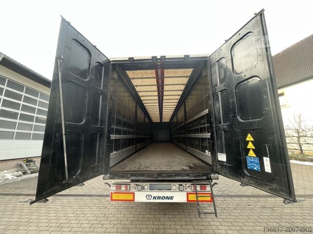 Auflieger mit Pritsche & Plane KRONE Krone SD Plane Mega Edscha Liftachse RSAB