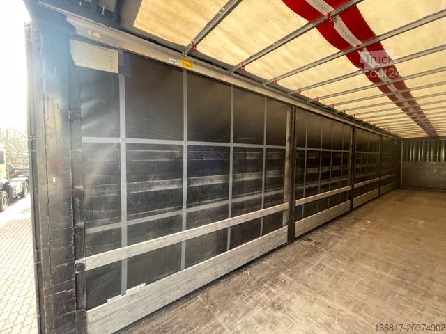 Auflieger mit Pritsche & Plane KRONE Krone SD Plane Mega Edscha Liftachse RSAB