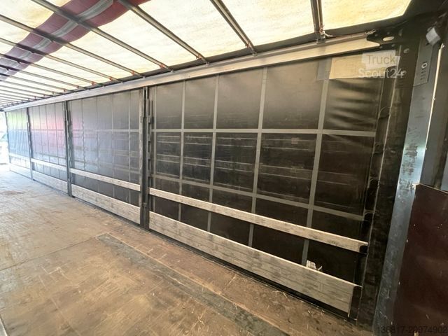 Auflieger mit Pritsche & Plane KRONE Krone SD Plane Mega Edscha Liftachse RSAB