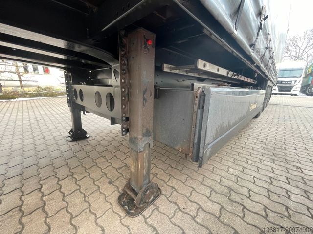 Auflieger mit Pritsche & Plane KRONE Krone SD Plane Mega Edscha Liftachse RSAB