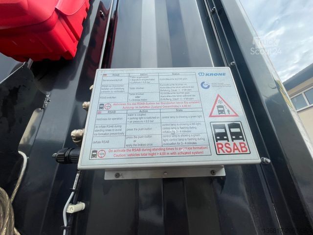 Auflieger mit Pritsche & Plane KRONE Krone SD Plane Mega Edscha Liftachse RSAB
