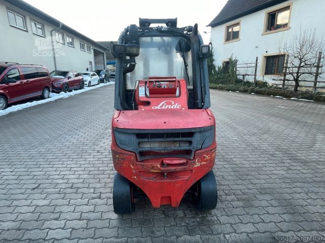 Frontlastare truck LINDE H35T Standard Gasstapler Seitensch. hydr. Zinken