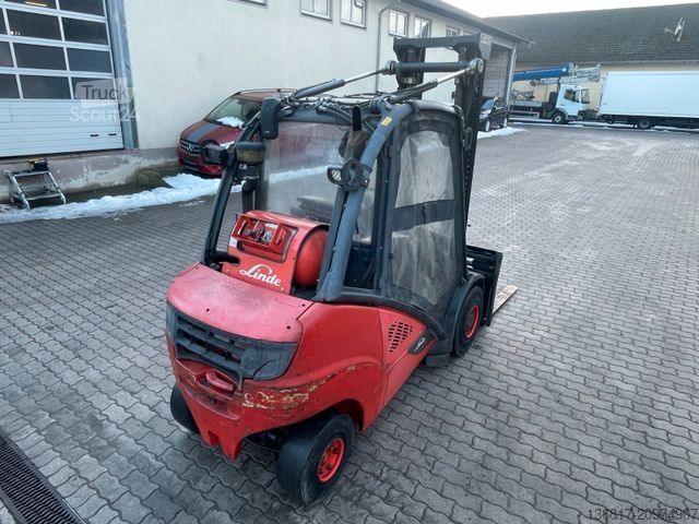 Frontlastare truck LINDE H35T Standard Gasstapler Seitensch. hydr. Zinken