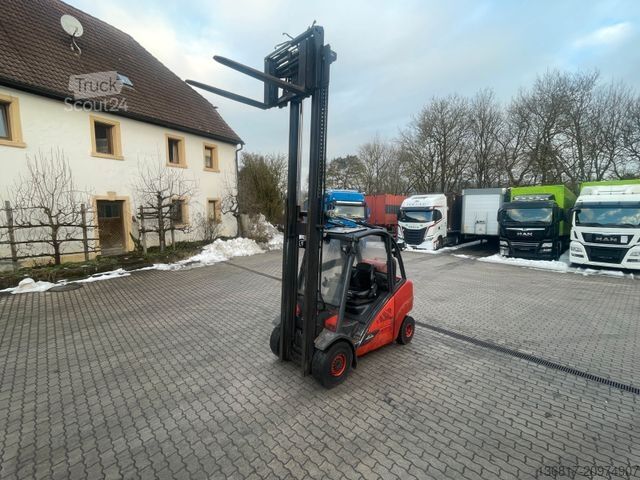 Frontlastare truck LINDE H35T Standard Gasstapler Seitensch. hydr. Zinken