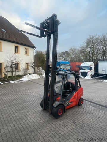 Frontlastare truck LINDE H35T Standard Gasstapler Seitensch. hydr. Zinken