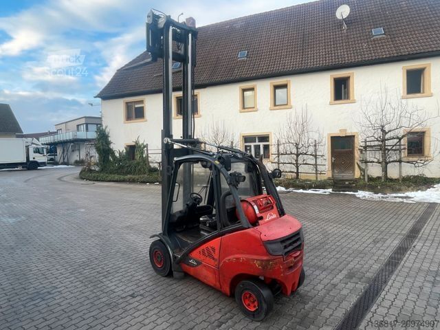 Frontlastare truck LINDE H35T Standard Gasstapler Seitensch. hydr. Zinken
