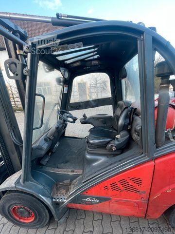 Frontlastare truck LINDE H35T Standard Gasstapler Seitensch. hydr. Zinken