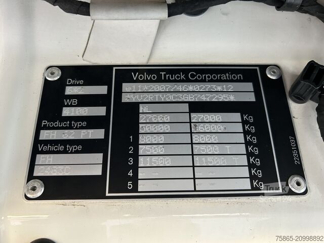 Standaard-SZM Volvo FH 460 Globetrotter XL / 6x2 / 2 Tanks / Tacho ...