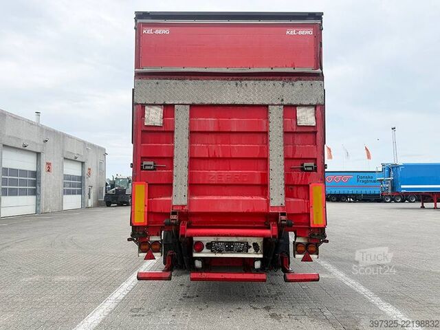 Stumdomi tentai Kel-Berg Curtainsider Lift / Planenauflieger LBW