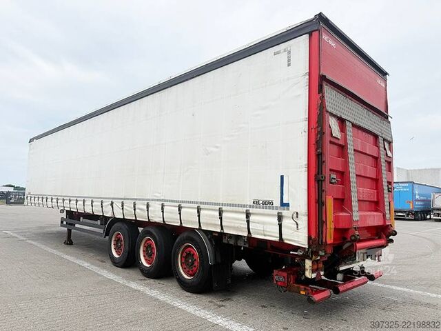 Stumdomi tentai Kel-Berg Curtainsider Lift / Planenauflieger LBW