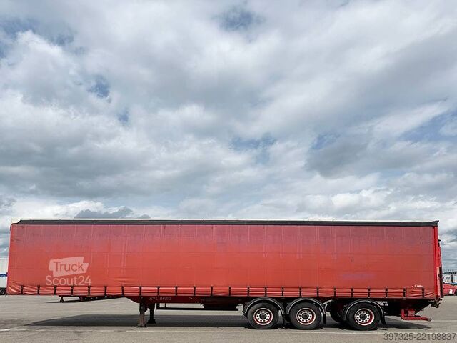 Stumdomi tentai Kel-Berg Curtainsider Lift / Planenauflieger LBW
