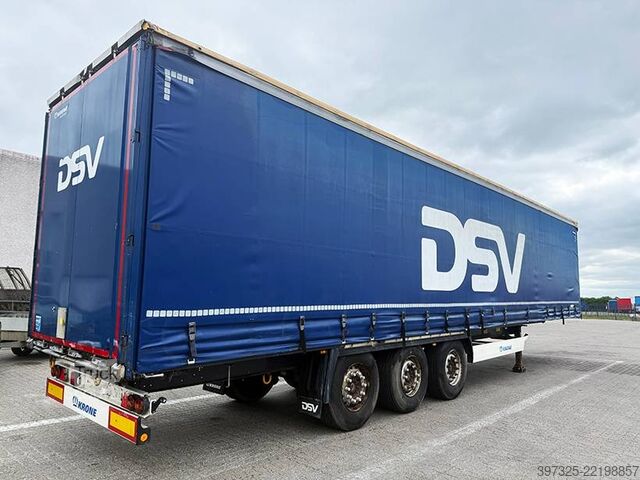 Stumdomi tentai Krone Curtainsider / Planenauflieger