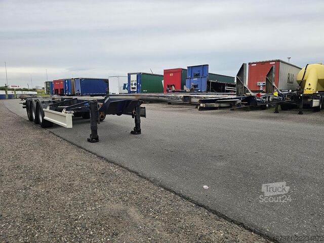 Kontejnerski transport D-TEC VCC-01 / 45 FOOT CONTAINER CHASSIS / VALKX AXLES.