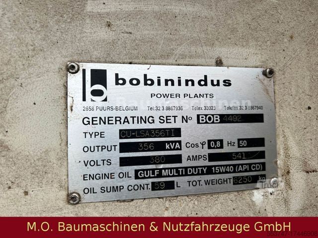 Други Bob 4492 /365 Kva/ Generator / Perkins