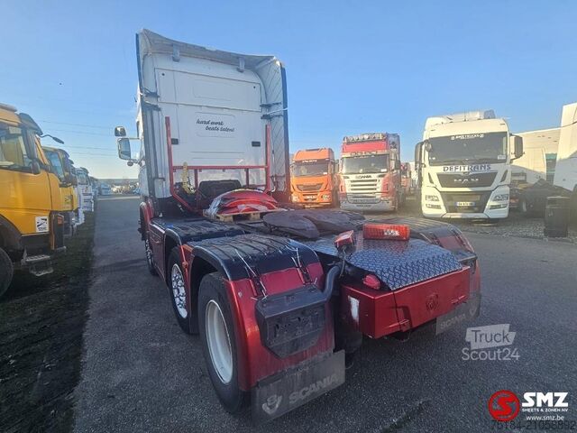 Standard tractor Scania R 580 fullair accident king of the road