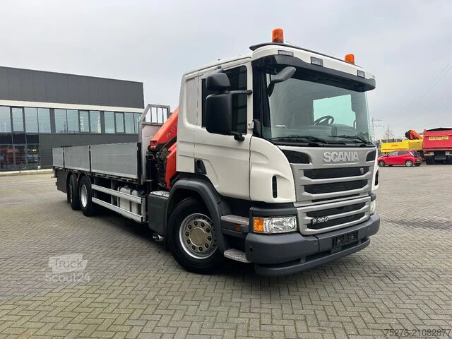 Crane truck Scania P360 6x2 Kraan Palfinger PK 19001 SLD Euro 6