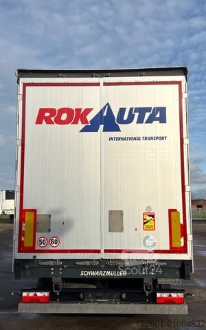 Auflieger mit Pritsche & Plane SCHWARZMÜLLER S1/ J Serie / Plane / Edscha / SAF / Lift