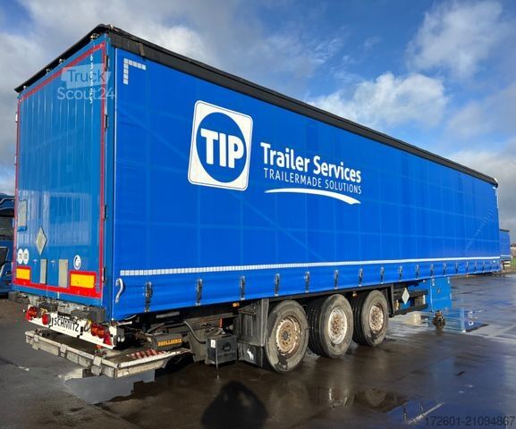 Open semitrailer with tarp SCHMITZ CARGOBULL S01/ XL-Code /Standard / Edscha / Plane / LBW