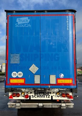 Open semitrailer with tarp SCHMITZ CARGOBULL S01/ XL-Code /Standard / Edscha / Plane / LBW