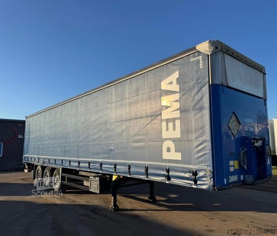 Open semitrailer with tarp SCHMITZ CARGOBULL S01/ XL-Code / Standard / Edscha / Hubdach / LBW