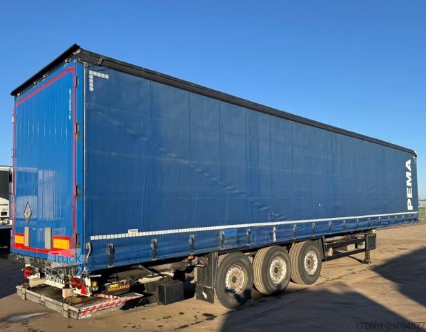 Open semitrailer with tarp SCHMITZ CARGOBULL S01/ XL-Code / Standard / Edscha / Hubdach / LBW