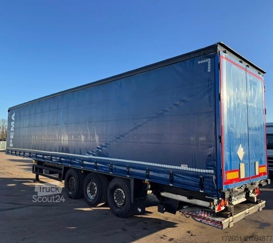 Open semitrailer with tarp SCHMITZ CARGOBULL S01/ XL-Code / Standard / Edscha / Hubdach / LBW