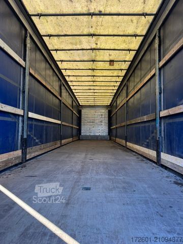 Open semitrailer with tarp SCHMITZ CARGOBULL S01/ XL-Code / Standard / Edscha / Hubdach / LBW