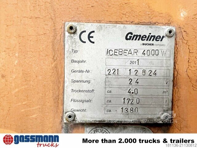 Roll-off container  ICEBEAR 4000W, Salzstreuer ca.4m³, 1720l,