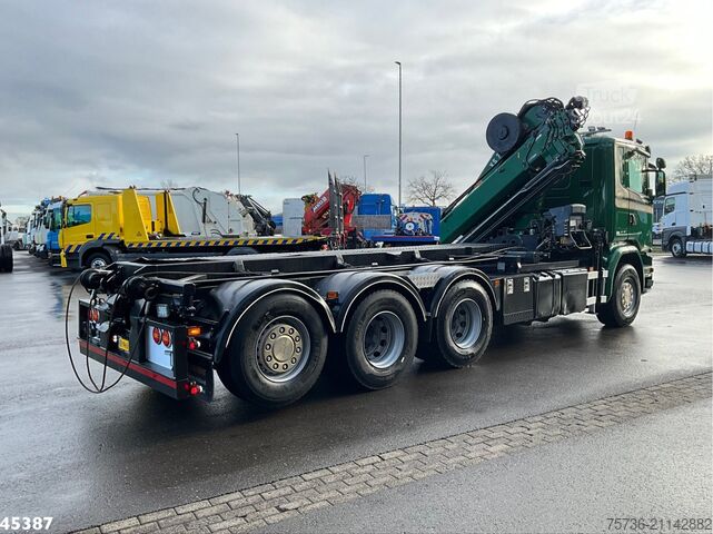 Kabelinė sistema Scania G 490 8x4 Euro 6 Hiab 24 Tonmeter laadkraan