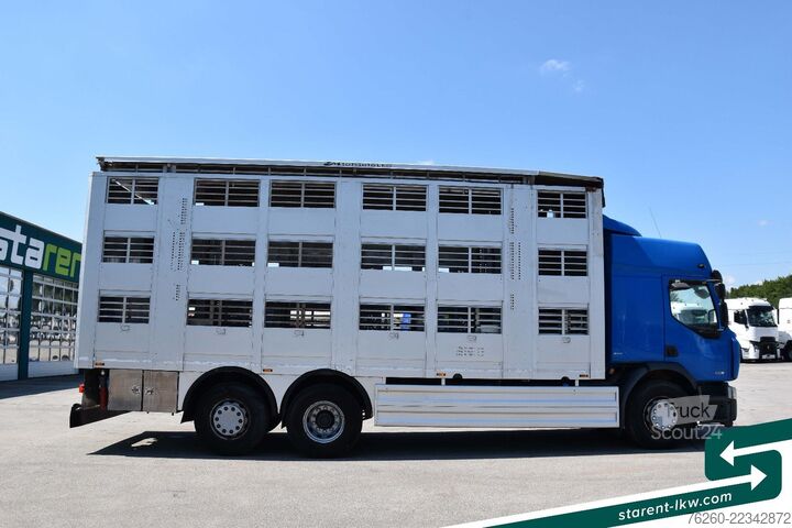 Samochód do przewozu bydła RENAULT 430DXi Viehtransporter Michieletto Aufbau DD
