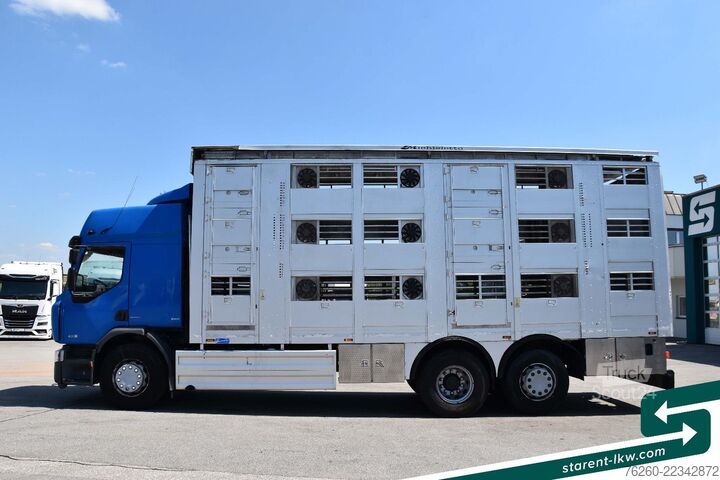 Samochód do przewozu bydła RENAULT 430DXi Viehtransporter Michieletto Aufbau DD