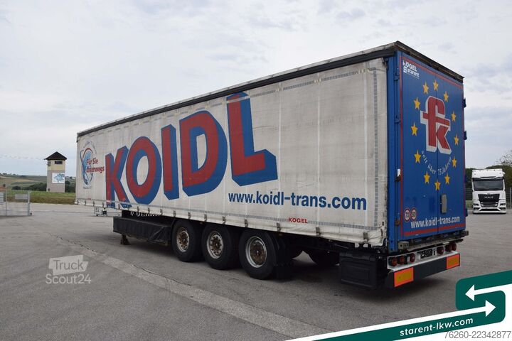 Brandalı açık yarı römork KÖGEL Light Palettenkasten E-Rad XL-Zertifikat TÜV