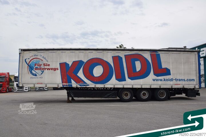 Brandalı açık yarı römork KÖGEL Light Palettenkasten E-Rad XL-Zertifikat TÜV