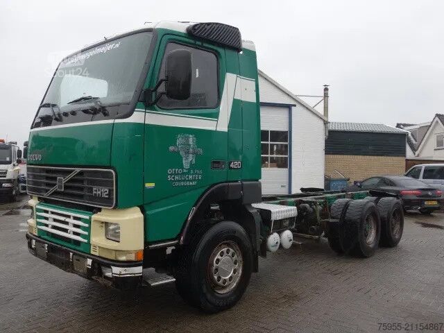 Zware belasting Volvo FH 12 420PK 6X4 MANUAL GEARBOX,STEEL SPRINGS