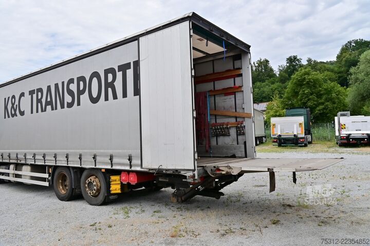 Flaklastbil med kapell Mercedes-Benz Actros 2542  E6 Retarder LBW 9,7x2,8m 24 Paletten