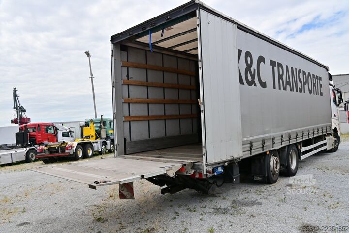 Flaklastbil med kapell Mercedes-Benz Actros 2542  E6 Retarder LBW 9,7x2,8m 24 Paletten