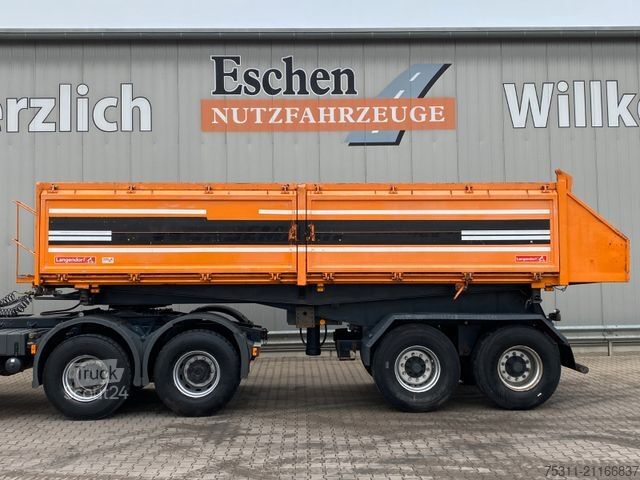 Полуприцеп-самосвал LANGENDORF SK 18/25 | 19m³*ALU-Wände*3-Seiten-Kippauflieger