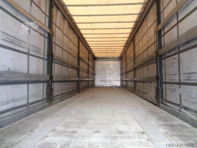 Semirremolque abierto con toldo SCHWARZMÜLLER J-Serie J06VLN3 Staplerhalterung Lenkachse