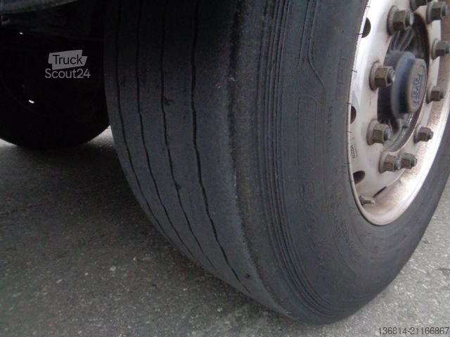 Semirremolque abierto con toldo SCHWARZMÜLLER J-Serie J06VLN3 Staplerhalterung Lenkachse