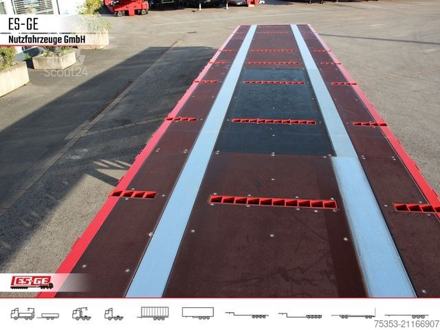 Semirimorchio con piattaforma di lavoro KÖGEL Multi Chassis. Rungen