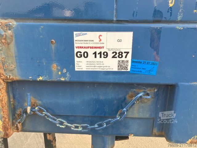 Wissellaadbak oplegger KRONE Wechselbrücke Pritsche