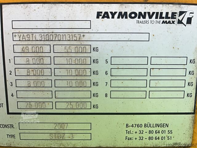 Matalakuormaaja-puoliperävaunu Faymonville STBZ3